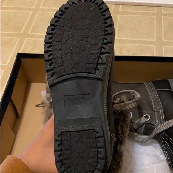 London Fog Black Snow Boots - Picture 3 of 4